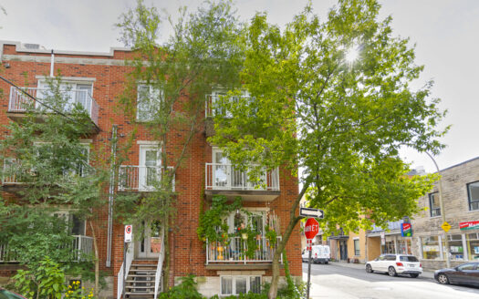 Unité de coin de 2 chambres avec garage au centre du Plateau Mont-Royal