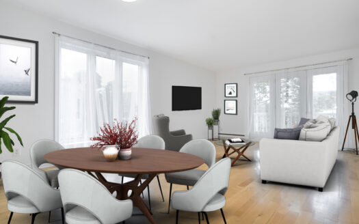 Unité de coin de 2 chambres avec garage au centre du Plateau Mont-Royal